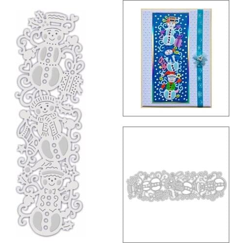 2020 New Merry Christmas Snowmans Metal Cutting Dies and Iris Die Scrapbooking For Crafts Greeting Card Making no Stamps Sets