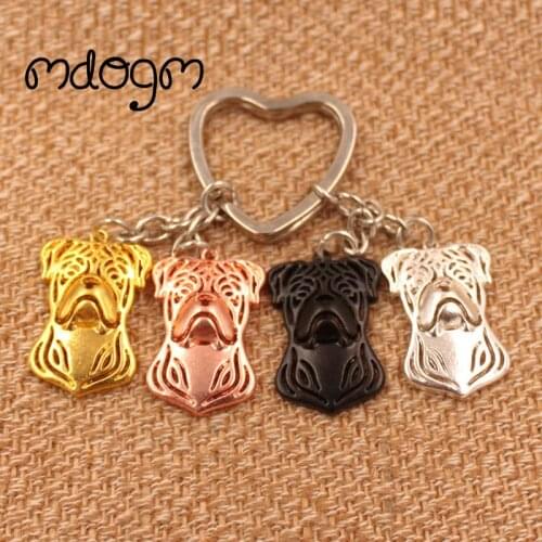 American Bulldog Dog Animal Purse Handbag Charm Handmad Pendant Keychain For Bag Car Women Men Girls Boys Love Jewelry K020