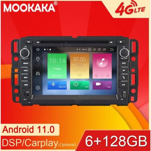 Android11 6+128GB For Hummer H2 2008 2009 2010 2011 Car GPS Navigation Streaming Media Multimedia Player Head Unit Auto Radio