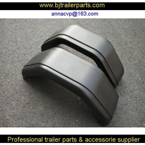 CVP 100pair trailer plastic mudguards,trailer fenders, black plastic, trailer parts, trailer accessories 12", 13"