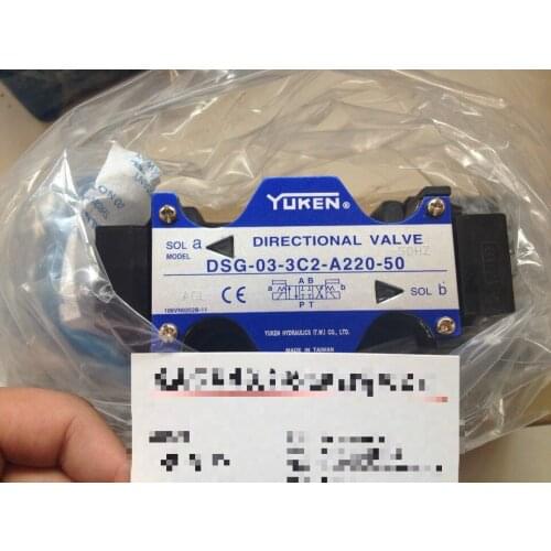 Taiwan YUKEN DSG-03-3C2-A220-50 YUKEN solenoid valve original imported DSG-03-3C2-A220-50 DSG033C2A22050