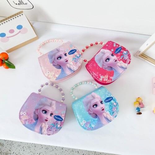 Disney girls Elsa small bag princess frozen cute children messenger bag cartoon shoulder bag little girl handbag