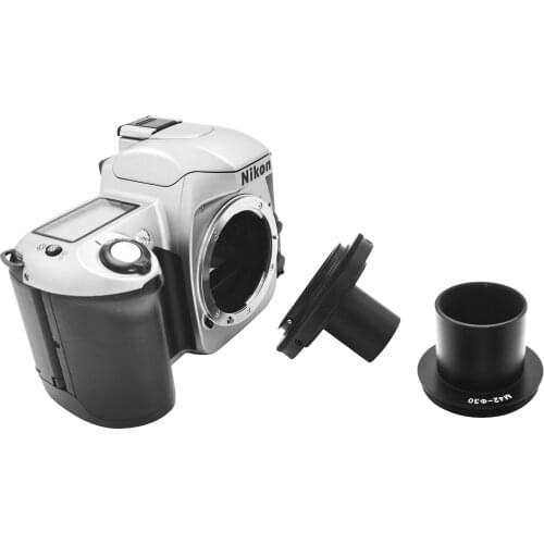 AmScope Adapter Set - Nikon Camera to 23mm or 30mm Microscope Eyepiece