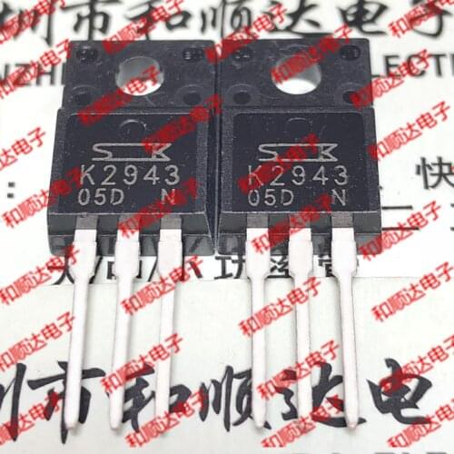 Original New / 5pcs / K2943 2SK2943 TO-220F 900V 12A