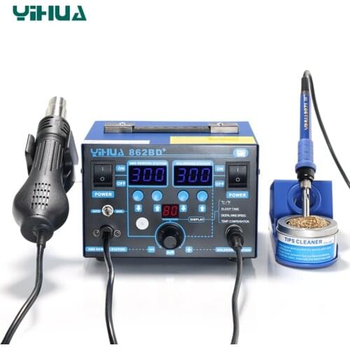 Hot Air Gun Soldering Station With Imported Heater Used For Phone Repair And Solder High Power YIHUA 862BD
