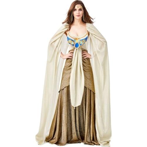 Deluxe Sexy Cleopatra Costume Halloween Egyptian Queen Pharaoh Fantasia Goddess Rome Princess Masquerade Fantasy Fancy Dress