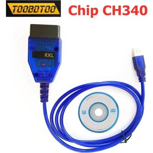 For VAG KKL 409 CH340 Chip Read and clear manufacturer diagnostic trouble codes For VAG 409 KKL Code Readers and Scan Tools