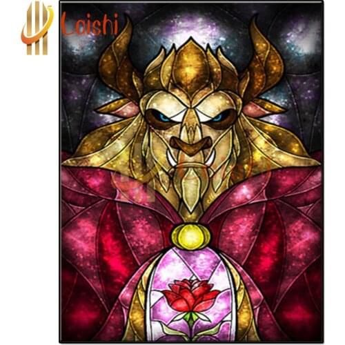 DIY photo custom Cartoons diamond mosaic Wild beast diamond rhinestone embroidery painting full drills square round home decor