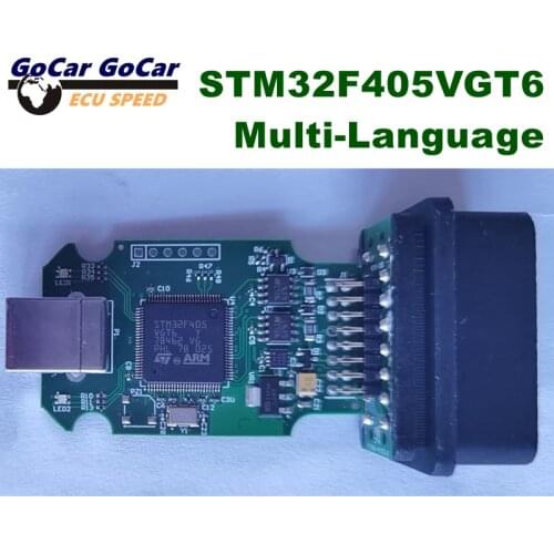 STM405 V20.4.2 PCB STM32F405VGT6 Chip With Loader Update Online OBDII USB Diagnostic Cable V2 Full Version Multi-Language