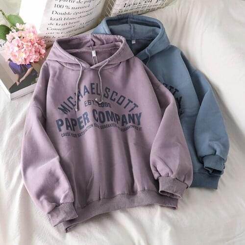 Fried Street Sweater Womens Loose Thin 2021 Spring and Autumn New Mid-length Net Red Age-reducing Letter Hoodie