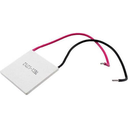 1PCS TEC1-12707 Heatsink Thermoelectric Cooler Peltier TEC1-12707 40*40MM 12V Peltier Elemente Module