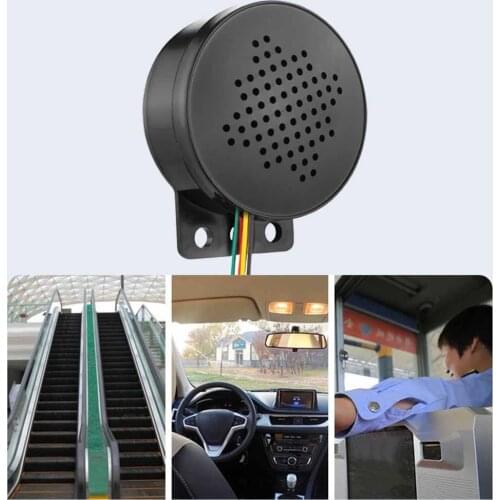 12-24V Car Start Voice Customize 4-channel Trigger Voice Speaker Prompter Sound Alarm Reverse Siren Buzzer Alarm Horn Beep