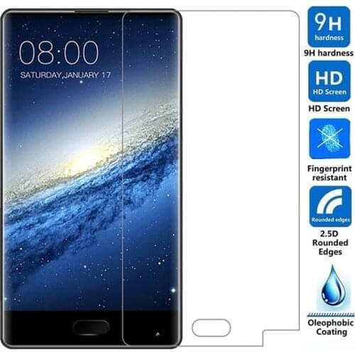 2Pcs 0.26mm Tempered Glass For Doogee Mix 5.5 inch Screen Protector Toughened protective film For Doogee Mix Guard Saver Shield