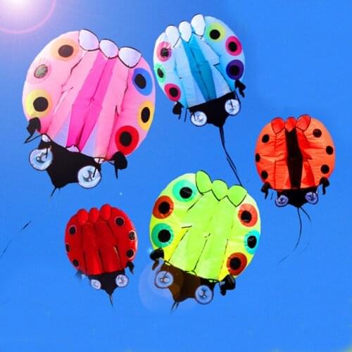 Free shipping New design large ladybug 3D software kite octopus outdoor flying toys kite factory kitesurf dragon kites child