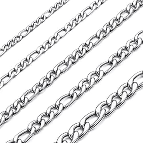 2020 New Stainless Steel Figaro Chain For Men And Women Jewelry Jewelry