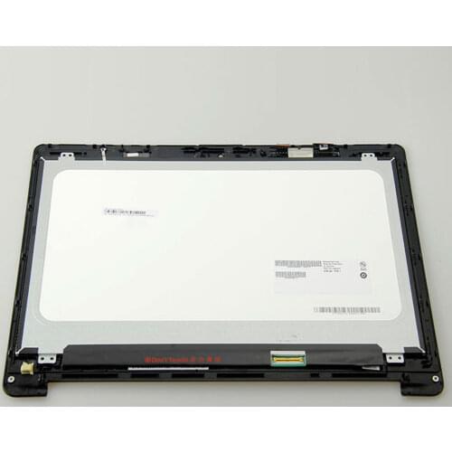 LCD for HP LED Display with Touch Screen Digitizer 813961-001 for HP Notebook Matrix 15.6" Panel Glossy Replacement