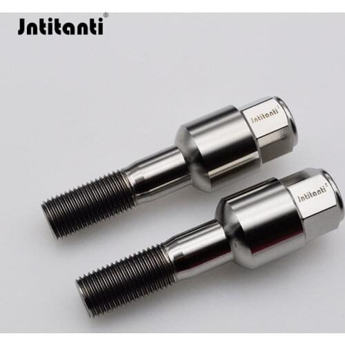 Jntitanti Customized high performance Gr5 titanium wheel hub bolt for Mercedes Benz M14*1.5*45mm
