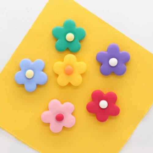Fridge magnet flower frosted colorful kids like kitchen whiteboard decoration magnetic sticker early education reward tool