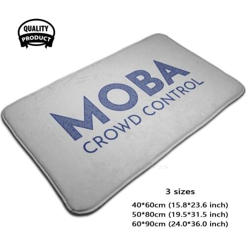 Moba Crowd Control - Navy Sharkskin 3 Sizes Home Rug Room Carpet Cc Support Videogame Gamer Esports Online Multiplayer Mmo