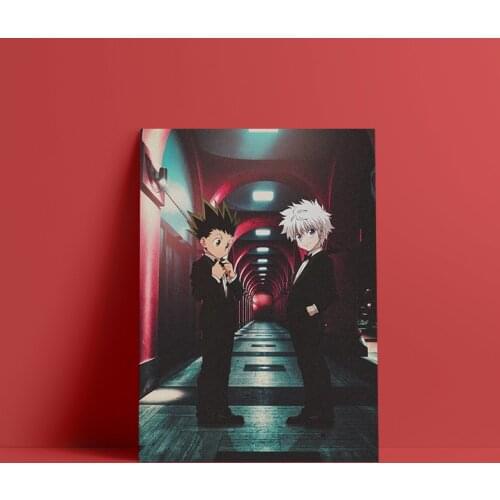 Wall Art Home Decoration Painting Gon And Killua HXH HD Print Modern Posters Canvas Cuadros Modular Animation Picture For Gift