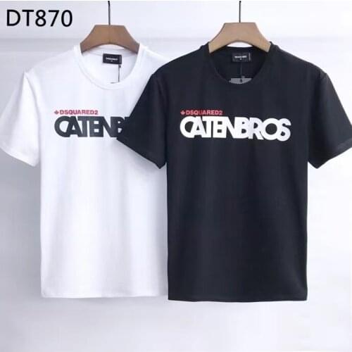 2021 New DSQ2 High Street Round Neck Mens Printed T-Shirt DT870