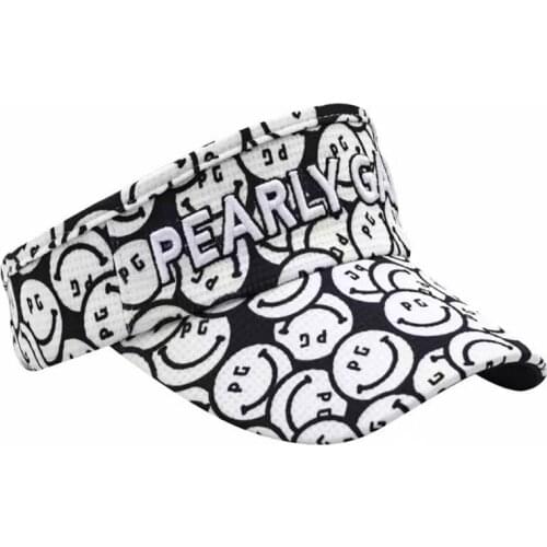 New High Quality Unisex Empty Top PG Golf Hat Dlack and White Cap Embroidered Sports Golf Cap Free Shipping