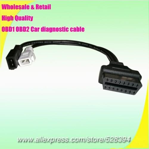 OBD 2 OBDII Cable For Audi/Skoda VW Seat 2x2 2*2 2+2 To 16 Pin Diagnostic Scanner Tools Adapter Connector