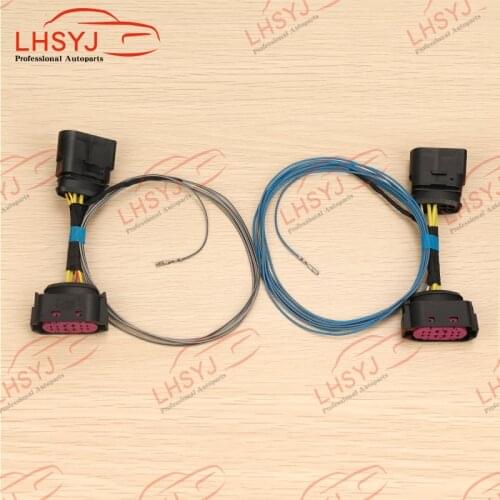 OEM HID Xenon Headlight 10 to 12 Pin Connector Adapter Cable For VW Jetta MK5 Golf 5