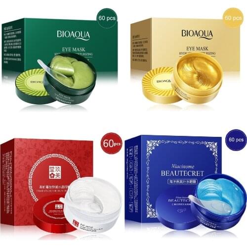 60Pcs Collagen Eye Mask Face Moisturizing Remove Dark Circles Eye Patch Anti Wrinkle Gel Sleep Patches Eye Skin Care for Female