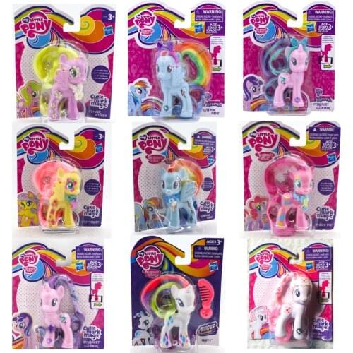 Hasbro My Little Pony Mobile Game Doll Starlight Glimmer Flower Wishes Mark Magic Hanging Card Model My Little Pony