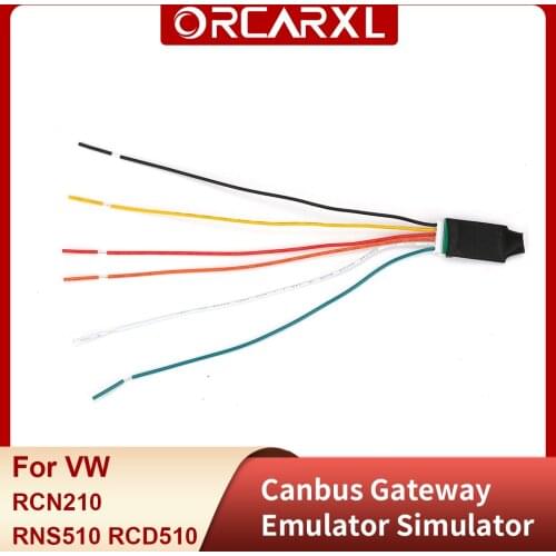 RCN210 RCD510 RNS510 Decoder Canbus Gateway Emulator Simulator For VW Golf Jetta MK5 MK6 Passat Touran