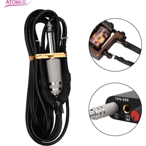 Clip Cord For Tattoo Power Supply Cabo Para maquina Kabel Tattoo Machine Rubber Silicone Standard Hook Line