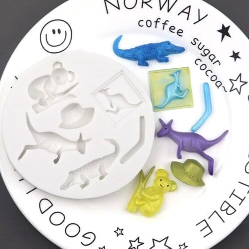 Reptile Silicone mold Fondant cake decoration mould Chocolate DIY baking tools