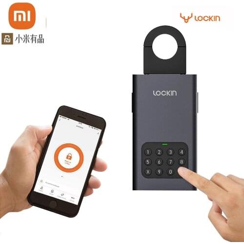 Lockin Smart Key Storage Lock Box BT Wireless Password Key Safe Alloy BOX IPX5 Waterproof For tuya APP Remote Control for Xiaomi