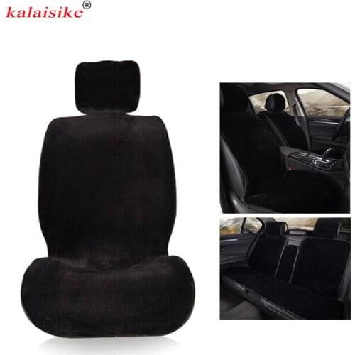 Kalaisike plush universal car seat covers for BMW all models 520 525 320 f10 f20 x1 x3 x5 x6 x4 e36 e46 car styling accessories