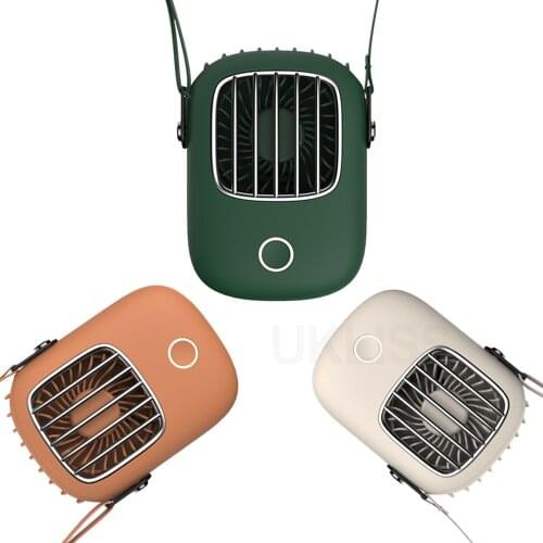 Usb Mini Handheld Cooling Hanging Neck Small Fan Lazy Sports Travel Portable Fan 5v Air Cooler Ventilador Electric Fan Cooling