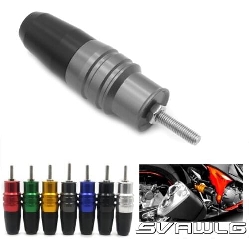 Motorcycle Exhaust Crash Sliders Falling Protection For Yamaha Xmax 250 Aerox NVX Nmax 155 MT 125 Honda MSX125 X-adv Z750