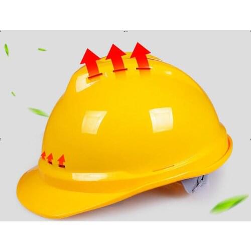 High-strength ABS Helmet Construction Site Helmet Printing Lead Electrician Summer Breathable Helmet Sunshade Customs GB ABS Cap