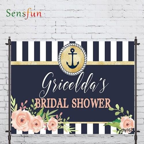 LEVOO Photography Background Bridal Shower Flower Stripe Party Fabric Custom Shoot Prop Background Photocall Photo Studio