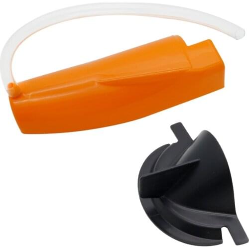 Motorcycle Parts Primary Case Oil Fill Funnel Black Plastic For Harley Touring Dyna + Oil Catcher Drain Oil Funnel For Harley