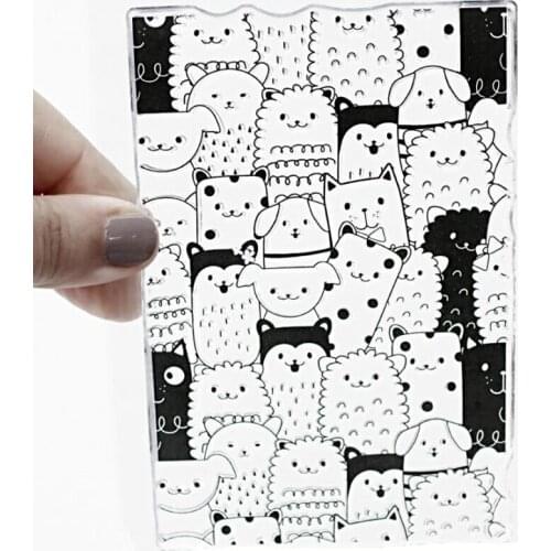 ZFPARTY Cute Transparent Clear Silicone Stamp/Seal for DIY scrapbooking/photo album Decorative card making