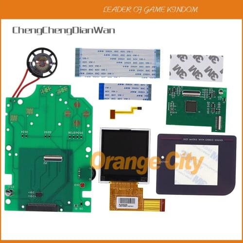 1Set New High Light Screen LCD Modification Kit Brightness backlight Screen for For Nintendo Gameboy For GB console replacement