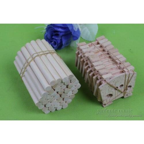 4/4 violin parts,100 pcs maple violin Bridge+Spruce wood violin Sound Post #681