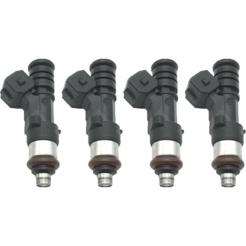 4Pcs high impedance 0280158207 Fuel Injectors for Ford Focus 1.4 1.6 B-MAX C-MAX Fiesta MONDEO