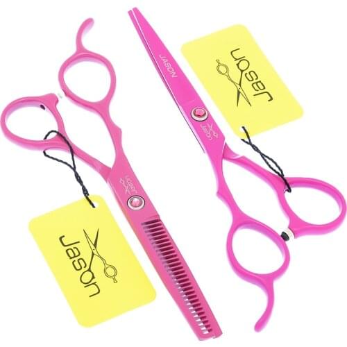 5.5" Professional Left Hand Dog Grooming Scissors Pet Scissors Japanese Steel Animal Hair Cutting Clippers Thinning Shear A0048D