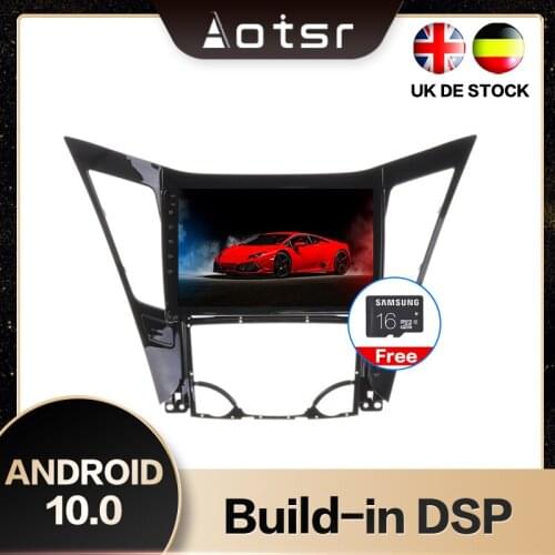 AOTSR 10.1 inch New Android10.0 GPS Navigation Car Stereo Player For Hyundai Sonata 2011-2013 Multimedia Player DSP CarPlay WIFI