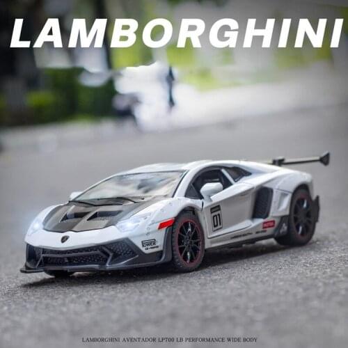 New 1:32 Lamborghinis LP-700 Aventador Car Alloy Sports Model Diecast Super Racing Lifting Tail Hot Car Wheel For Children Gifts