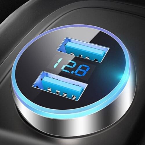 USB Car phone Charger Dual Port Auto Chargeur Charge For Peugeot 206 207 208 307 308 406 407 408 508 2008 3008 4008 5008 RCZ