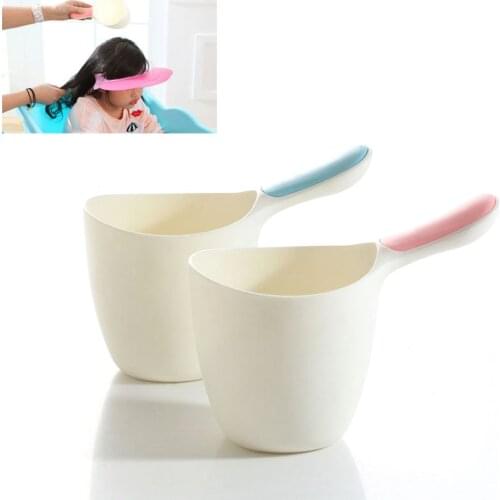 Baby Child Wash Hair Shampoo Rinse Cup Thick Bath Water Ladle Scoop for Kids YH-17
