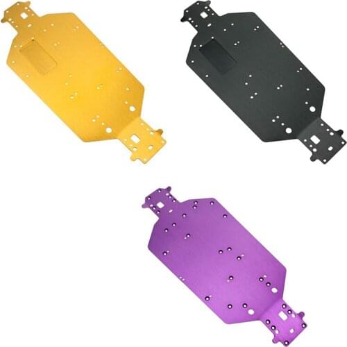 For HSP 04001 Metal Aluminum Chassis Upgrade Parts For 1/10 RC Buggy XSTR Truck 94111 Redcat EPX